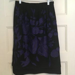 Escada Floral Printed Elegant Skirt - Size 36